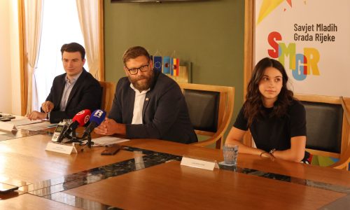 Press konferencija Savjeta mladih grada Rijeke