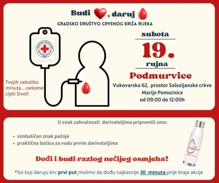 Akcija darivanja krvi Podmurvice