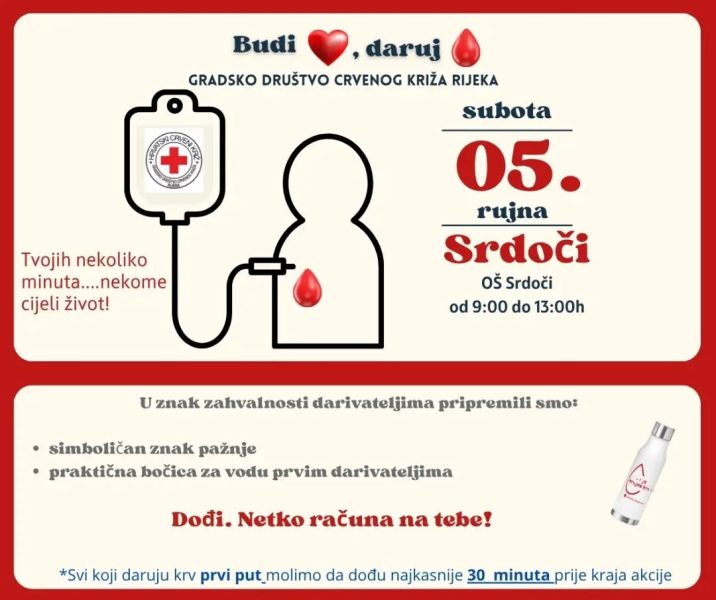 akcija darivanja krvi Srdoči