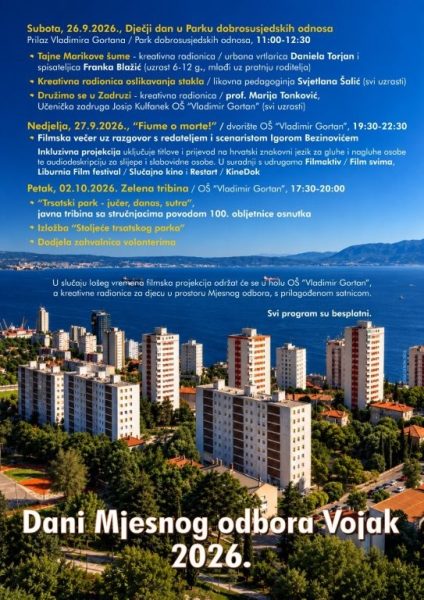 Dani mjesnog odbora 2026 - plakat
