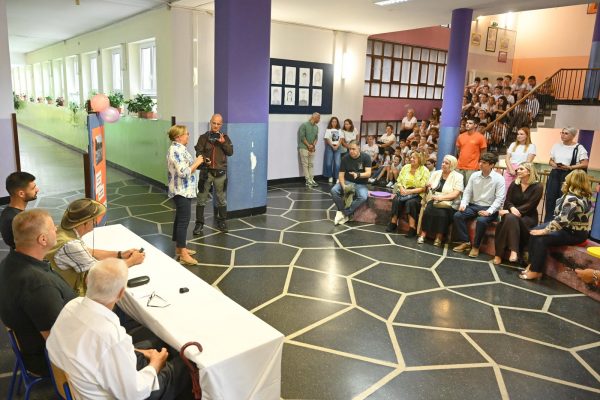 Predstavljanje murala Miši Sardeliću
