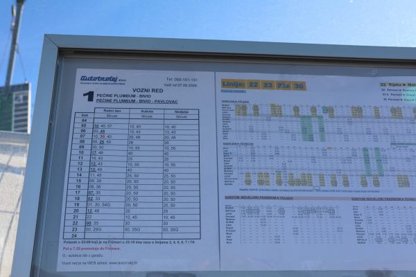 Autobusna linija 1 produljenje trase